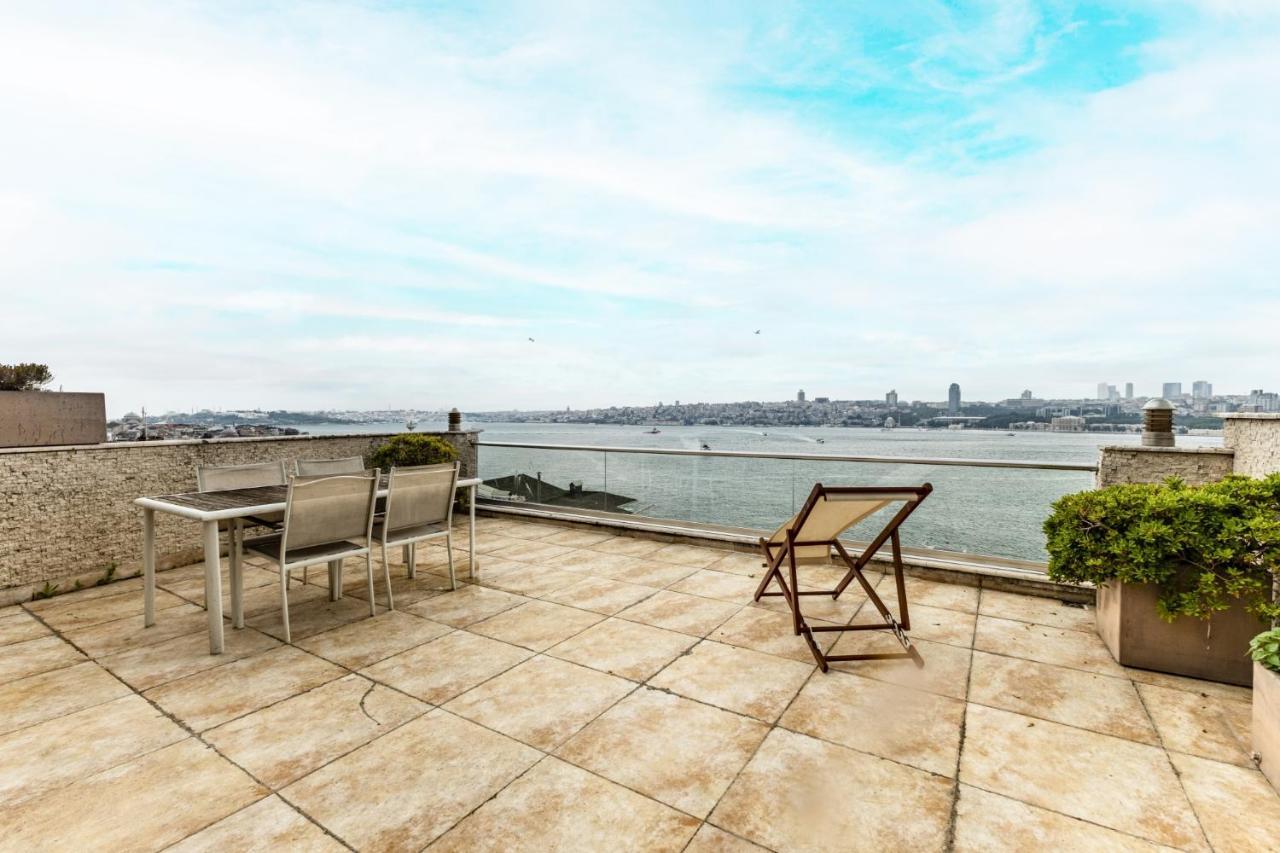 Duplex Flat W Panoramic Bosphorus View And Terrace Lägenhet Istanbul Exteriör bild
