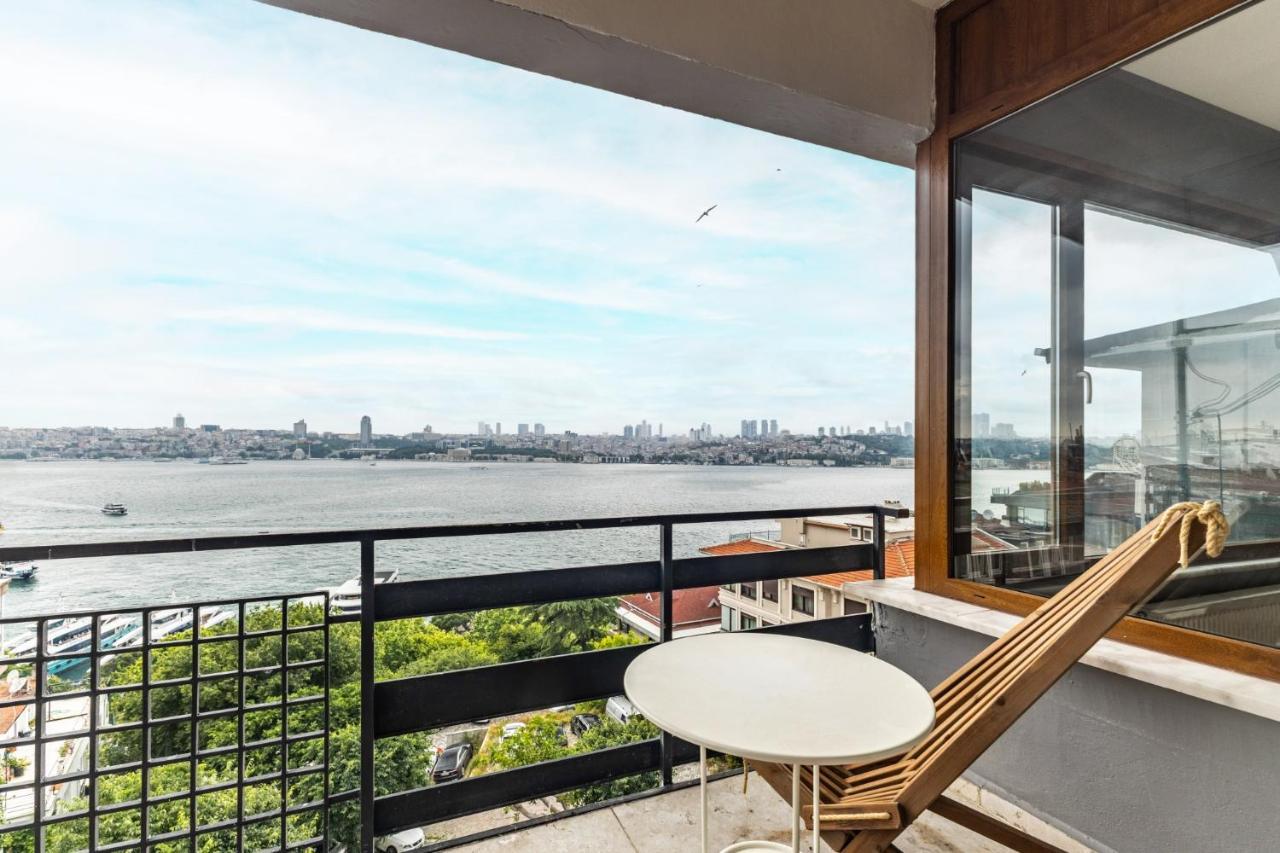Duplex Flat W Panoramic Bosphorus View And Terrace Lägenhet Istanbul Exteriör bild